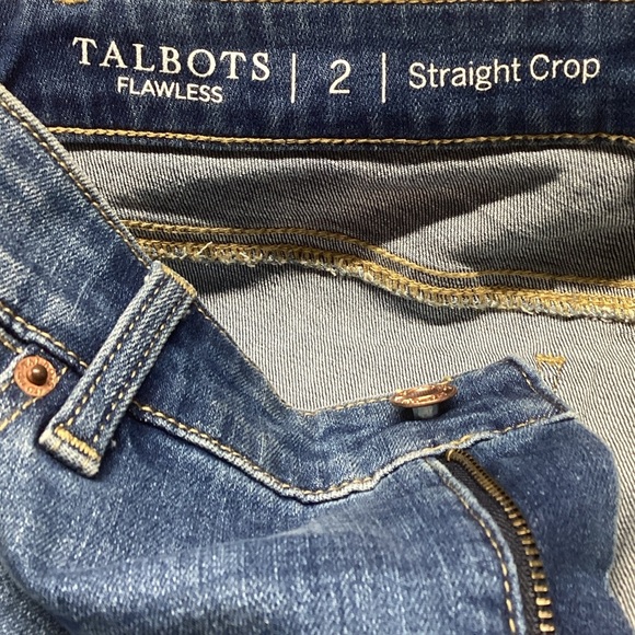 Talbots Flawless Straight Crop Blue Women's Jeans Size 2 - Picture 9 of 9